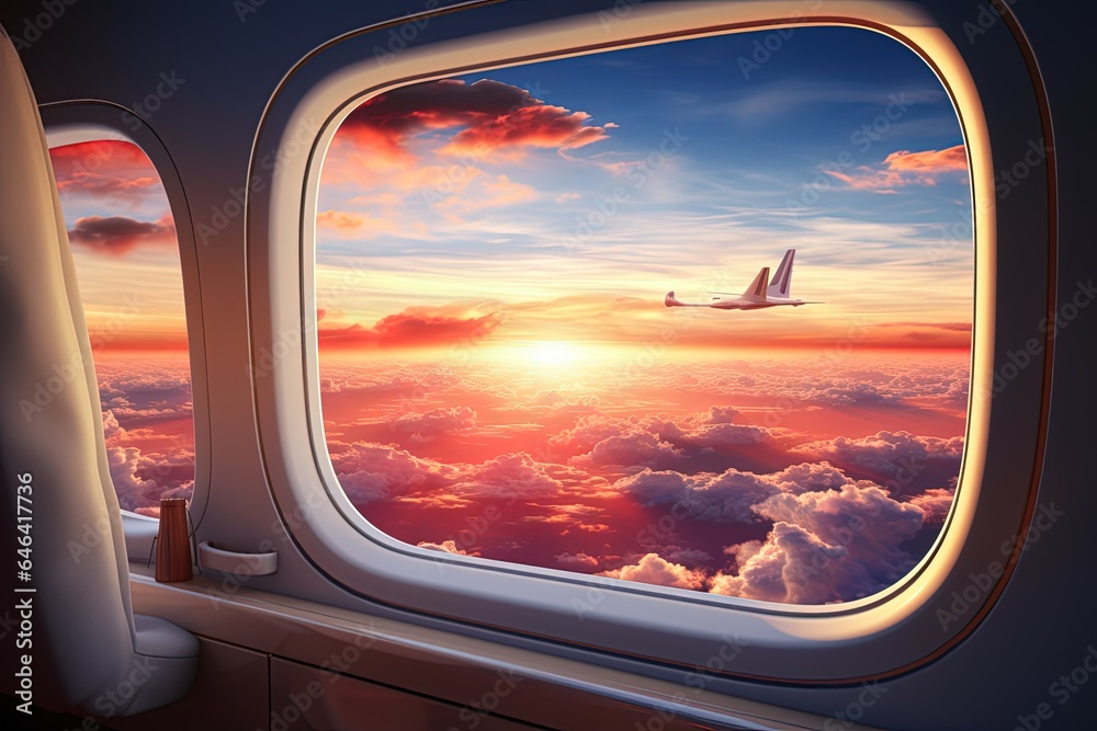 Mirror Airplane Window