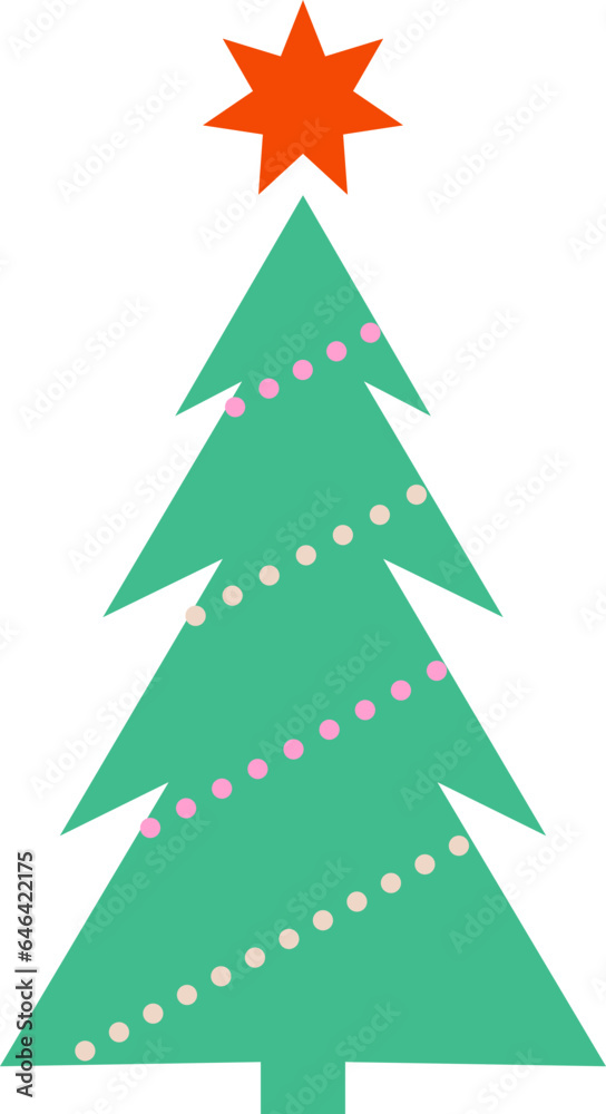 Fototapeta premium Abstract Christmas Tree