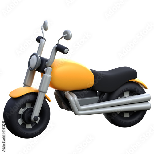 motorcycle 3d icon design  photo