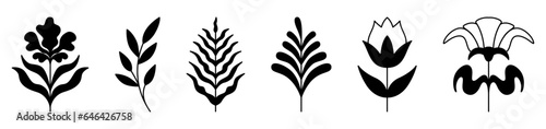 Vector logo design templates, elements, organic, eco and bio stickers and badges, ecology and recycle concepts, nature and environment, tree and leave