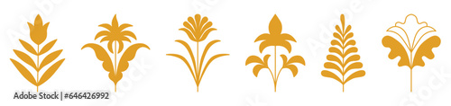 Vector logo design templates, elements, organic, eco and bio stickers and badges, ecology and recycle concepts, nature and environment, tree and leave