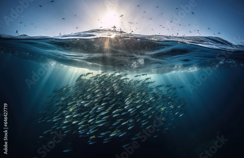 Fish swimming in the ocean underwater © GVS