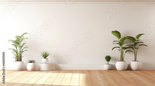 Beautiful flower in vase background, close-up with soft focus, Generative AI illustration