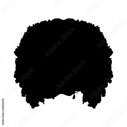 Afro Vector Design on White Background