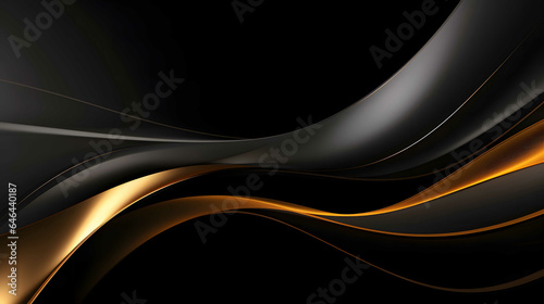 black and gold luxury background
