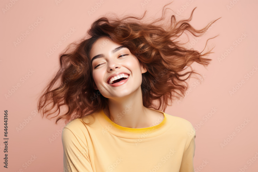 Energetic Young Woman Model On A Pastel Background . Сoncept Urban Youth Fashion Trends, Feminine Pastel Color Palettes, Powerful Women In Advertising Energetic Young Woman Model On A Pastel Background . Сoncept Urban Youth Fashion Trends, Feminine Pastel Color Palettes, Powerful Women In Advertising
