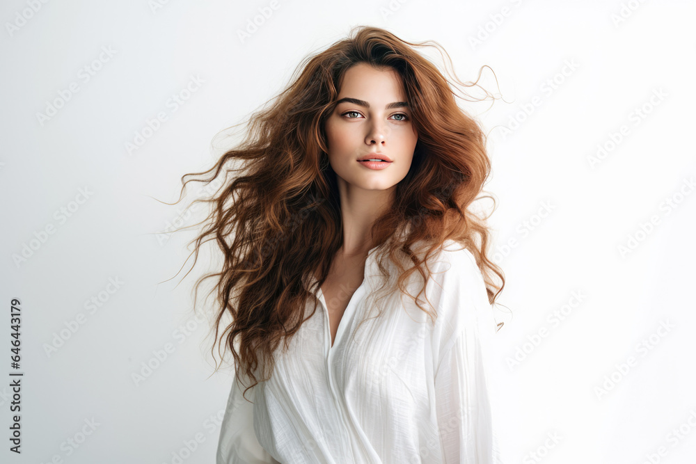 Enchanting Young Woman Model On A White Background . Сoncept Fashion Photography, How To Capture Enchanting Images, Modeling Tips For Beginners, Benefits Of A White Backdrop Enchanting Young Woman Model On A White Background . Сoncept Fashion Photography, How To Capture Enchanting Images, Modeling Tips For Beginners, Benefits Of A White Backdrop