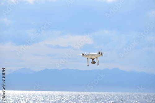 Drone flying in an Island © Karthik