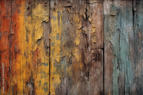 vibrant texture of an old rustic wooden door © Alfazet Chronicles