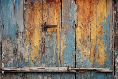 vibrant texture of an old rustic wooden door