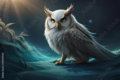 owl in the sky