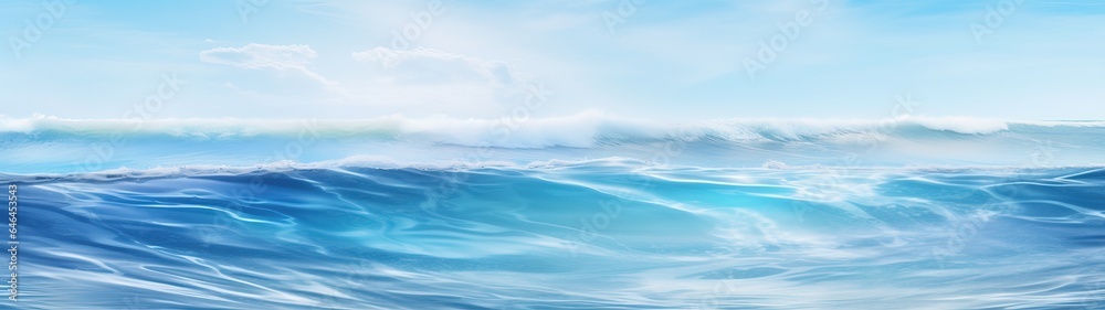 Calming serene ocean abstract