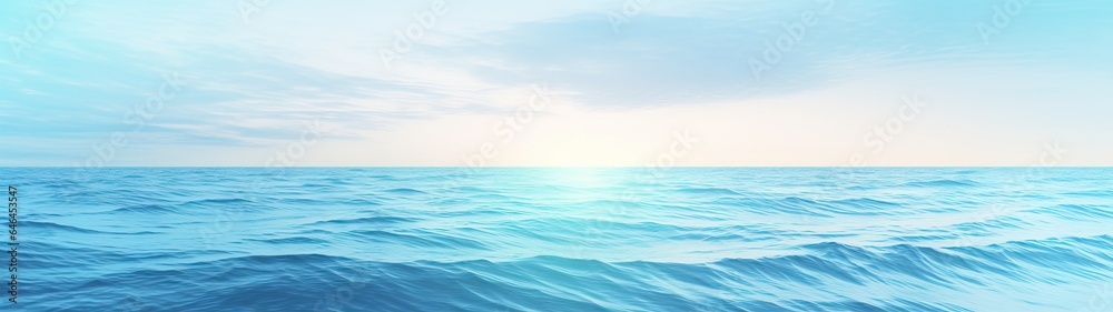 Calming serene ocean abstract