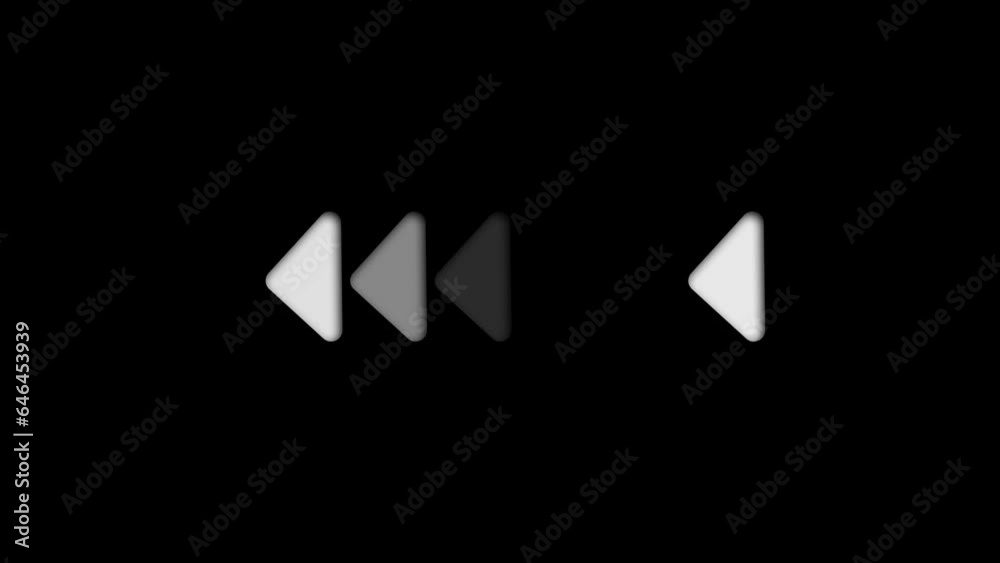 arrow loading animation ,on the black screen . arrow loading animation ,on the black screen .