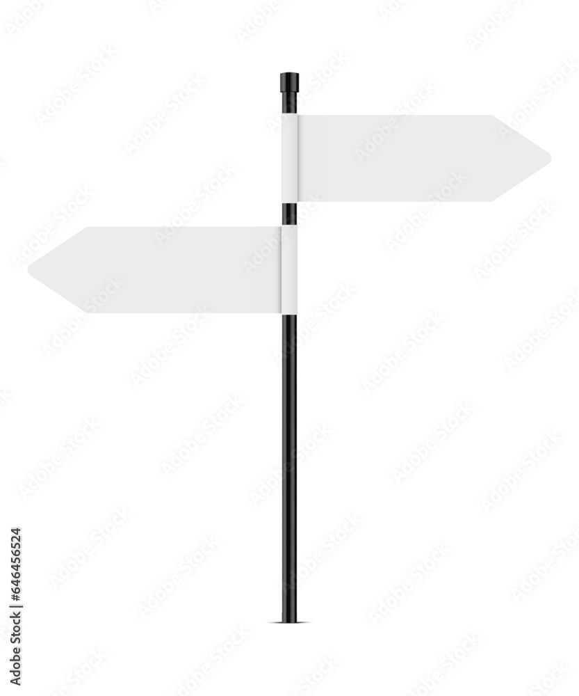 blank road signpost. Vector illustration blank road signpost. Vector illustration