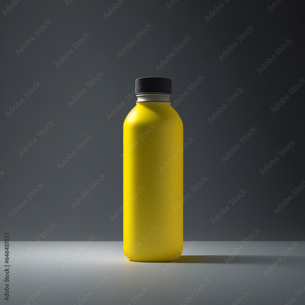 A minimalist composition featuring the translucent yellow glass water bottle on a clean, white surface with dark lighting, highlighting the sleek design and the protective sleeve. A minimalist composition featuring the translucent yellow glass water bottle on a clean, white surface with dark lighting, highlighting the sleek design and the protective sleeve.