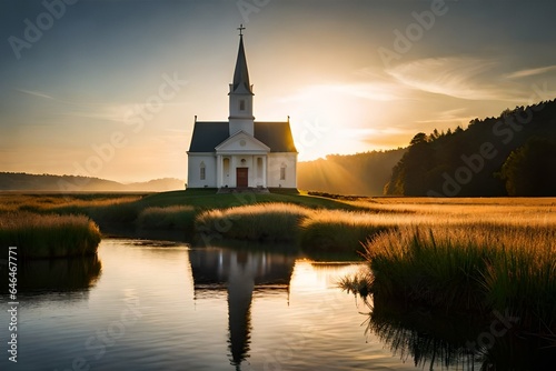 church on the lake