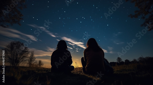 Star Gazing: Friends head to a spot with minimal light pollution to gaze at the night sky