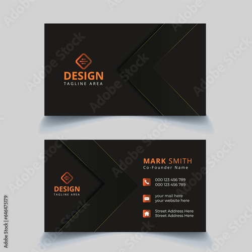 Professional and luxurious business card design