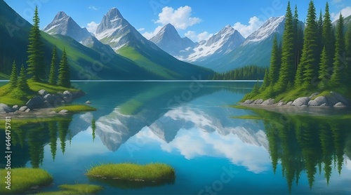 Beautiful lake view