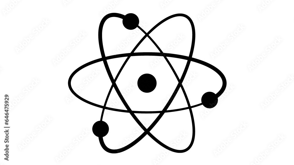 Atom symbol, Proton Neutron Electron Nucleu, Science Atom symbol, Proton Neutron Electron Nucleu, Science