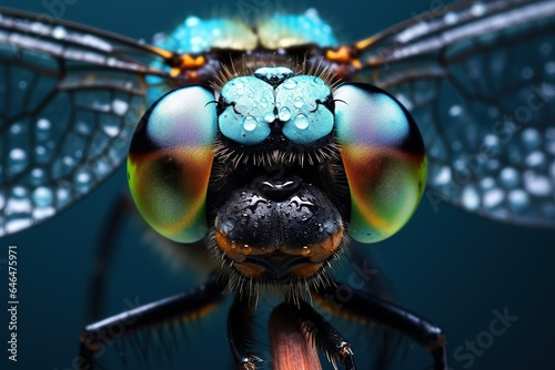 Dragonfly eyes. Macro insect. © BetterPhoto