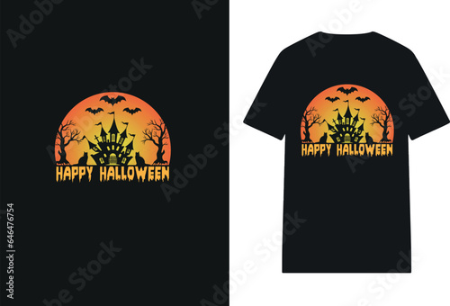 Happy Halloween day t-shirt Design