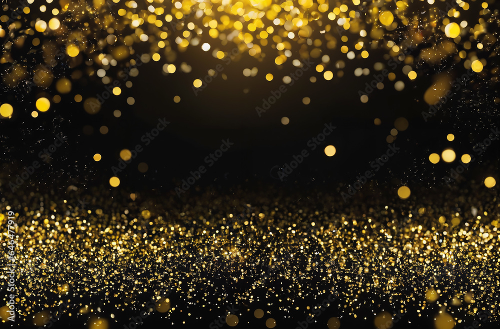 abstract background, dark and gold Abstract background for christmas