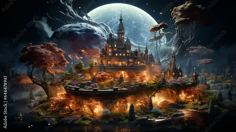Fantasy world. Fantasy world.