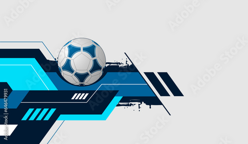 Soccer background design. Soccer ball vector illustration. Football background design