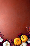 Thanksgiving charity dinner invitation mockup, fall decorative festive template