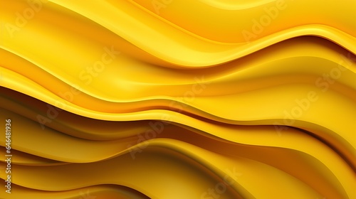 yellow 3d abtract with waves style