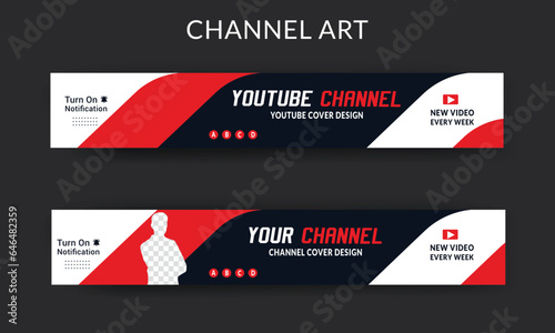 Youtube Channel Banner Template,  Youtube Channel Cover  Photo, Channel Art