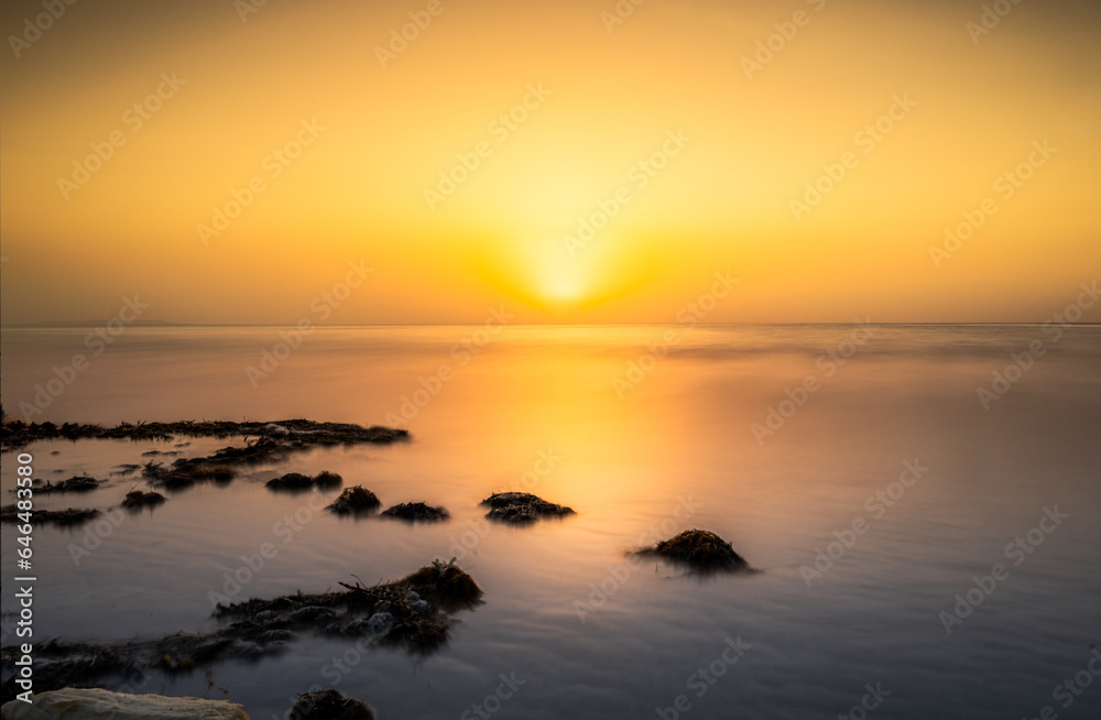 Obraz premium Sunset on the beach