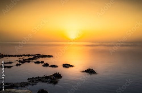 Sunset on the beach