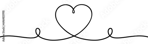 Hand drawn heart in thin line isolated, heart sketch doodle, scribble shape design for greeting invitation, wedding love, valentines, women, mother day, birthday or charity - for stock