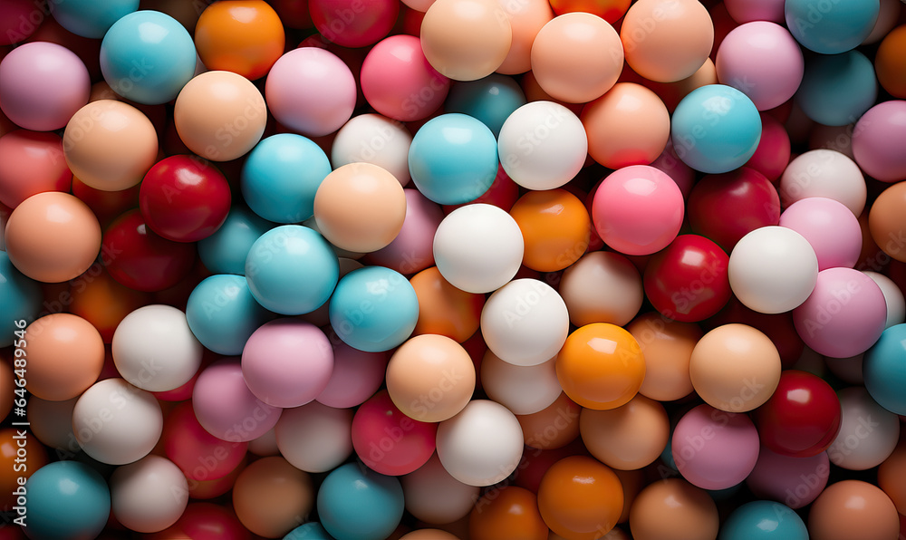 Abstract background filled with colorful balls. Abstract background filled with colorful balls.