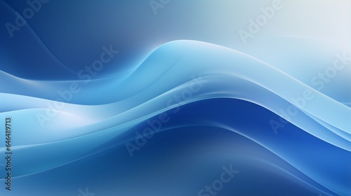 An abstract blue background with depth and softness