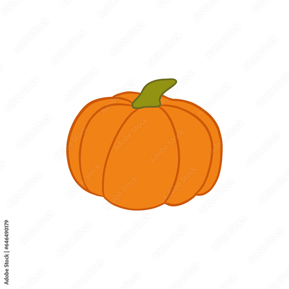 Cute Pumpkin Drawing