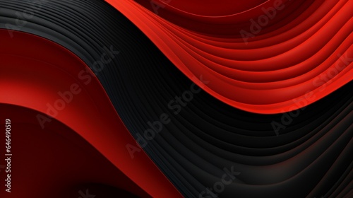 backdrop waves that are abstract. Background for wallpaper or business card in black and red