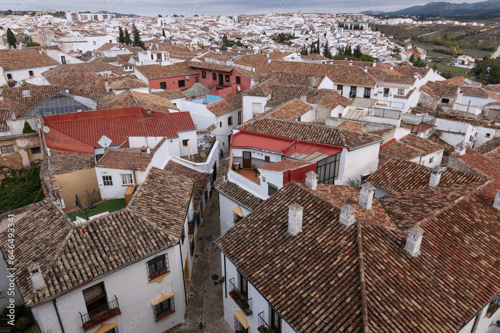 Fototapeta premium Paisaje urbano de Ronda, Mälaga, Andalucía