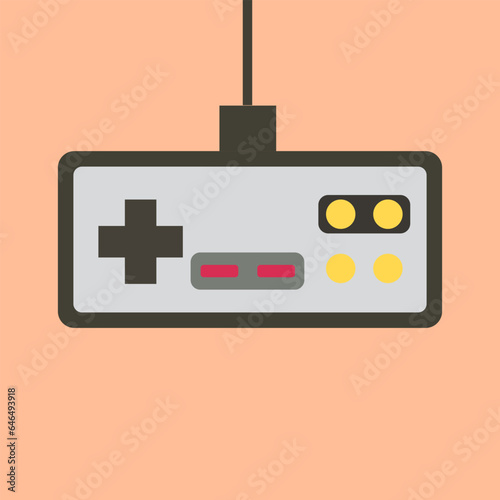 Video gamer console. Vector illustration.