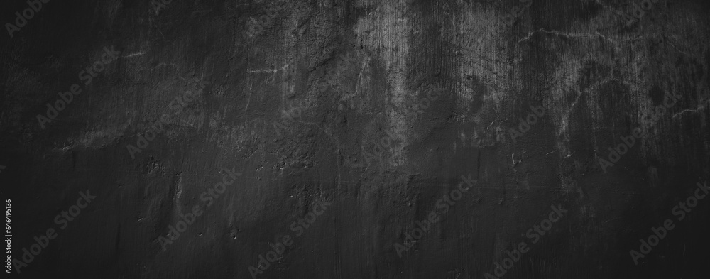 Abstract black grungy wall texture background
