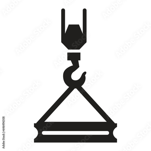 Crane icon vector on trendy design