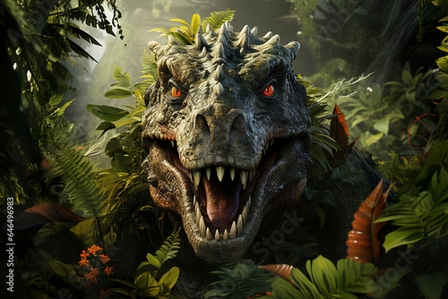 Witness the intricate details of the mighty Tyrannosaurus up close.