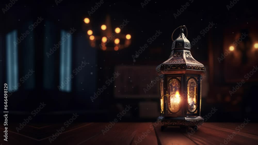 Ramadan Lantern Background Loop 4k Ramadan Lantern Background Loop 4k