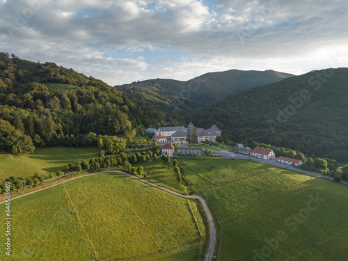 Roncesvalles. Way of St. James. Navarrese Pyrenees photo