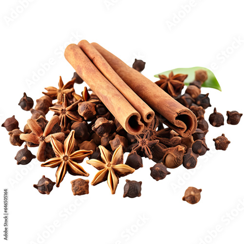 Wallpaper Mural Spices isolated on transparent background Torontodigital.ca