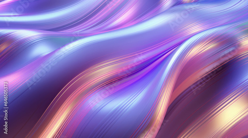 Abstract background with waves holo design