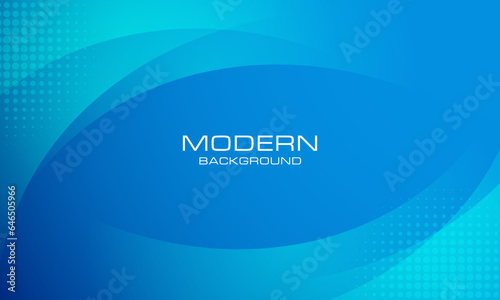 Modern blue gradient background. Dynamic shapes composition	